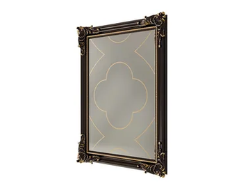 6034 - Rectangular framed wall-mounted mirror by Carpanese Home - view 2